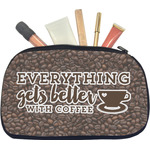 Coffee Addict Makeup / Cosmetic Bag - Medium