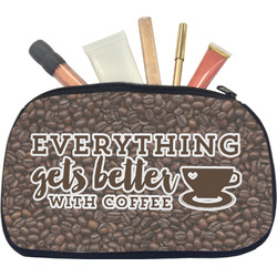 Coffee Addict Makeup / Cosmetic Bag - Medium
