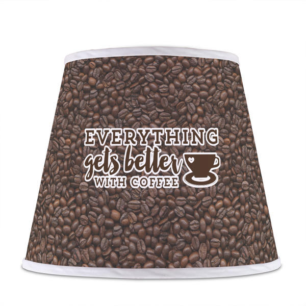Coffee Addict Poly Film Empire Lampshade - Front View