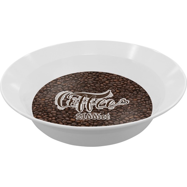 Custom Coffee Addict Melamine Bowl - 12 oz (Personalized)