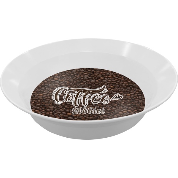 Custom Coffee Addict Melamine Bowl
