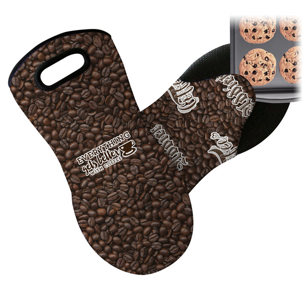 Coffee Addict 2 Neoprene Oven Mitt