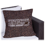 Coffee Addict Outdoor Pillow - 16"