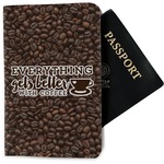 Coffee Addict Passport Holder - Fabric