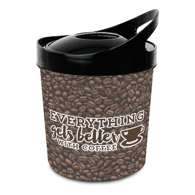 Coffee Addict Plastic Ice Bucket (Personalized)