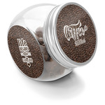 Coffee Addict Puppy Treat Jar (Personalized)