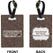 Coffee Addict 2 Rectangle Luggage Tag (Front + Back)