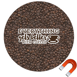 Coffee Addict Car Magnet (Personalized)