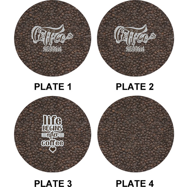 Coffee Addict 2 Set of Appetizer / Dessert Plates (Approval)