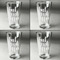 Coffee Addict Set of Four Engraved Beer Glasses - Individual View
