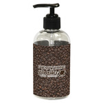 Coffee Addict Plastic Soap / Lotion Dispenser (8 oz - Small - Black)