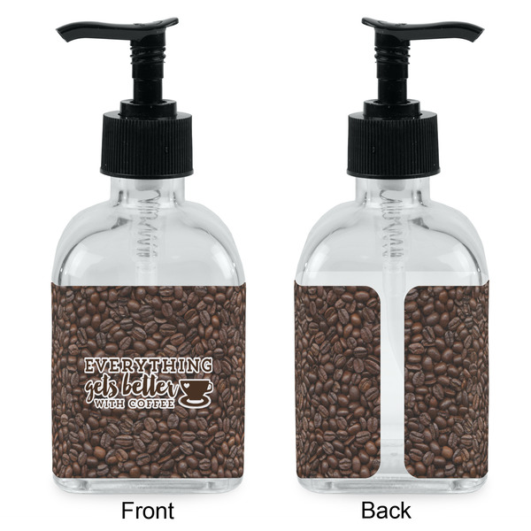 Coffee Addict Glass Soap/Lotion Dispenser - Approval