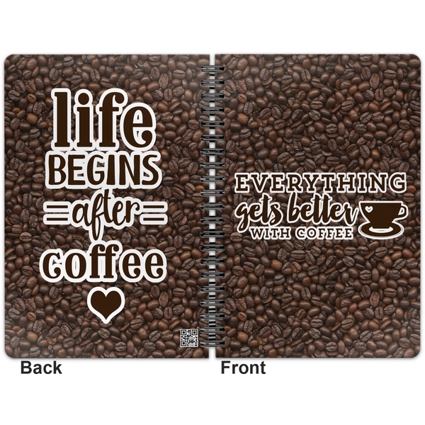 Coffee Addict 2 Spiral Journal 7 x 10 - Apvl