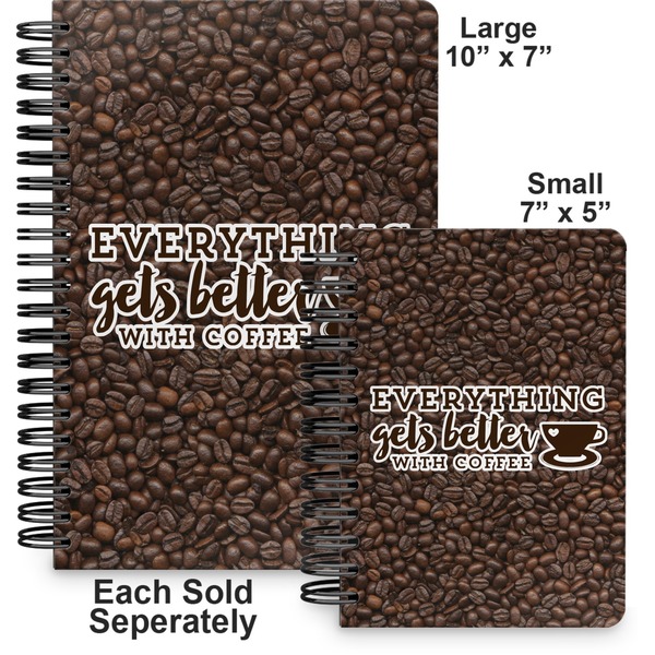 Coffee Addict 2 Spiral Journal - Comparison