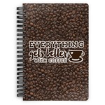 Coffee Addict Spiral Notebook - 7x10