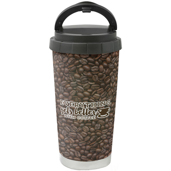 Custom Coffee Addict Stainless Steel Coffee Tumbler
