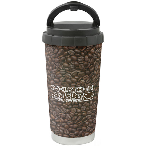 Custom Coffee Addict Stainless Steel Coffee Tumbler