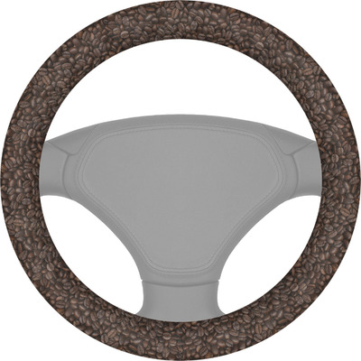 Coffee Addict Steering Wheel Cover (Personalized)