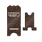 Coffee Addict 2 Stylized Phone Stand - Front & Back - Small