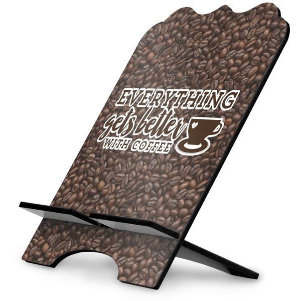Custom Coffee Addict Stylized Tablet Stand