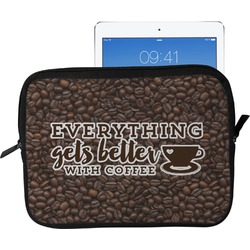 Coffee Addict Tablet Case / Sleeve - Large