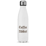 Coffee Addict Water Bottle - 17 oz. - Stainless Steel - Full Color Printing