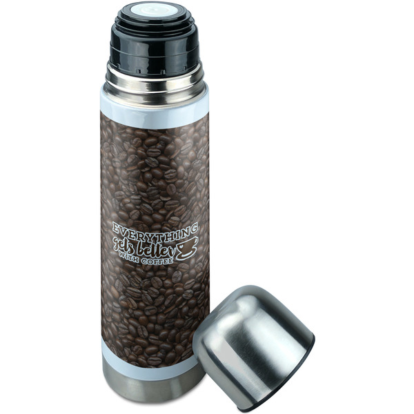 Coffee Addict 2 Thermos - Lid Off