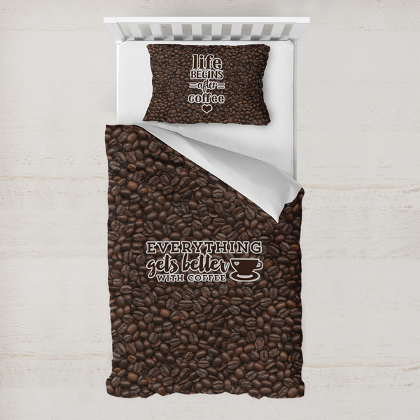 Custom Coffee Addict Toddler Bedding