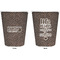 Coffee Addict 2 Trash Can White - Front and Back - Apvl