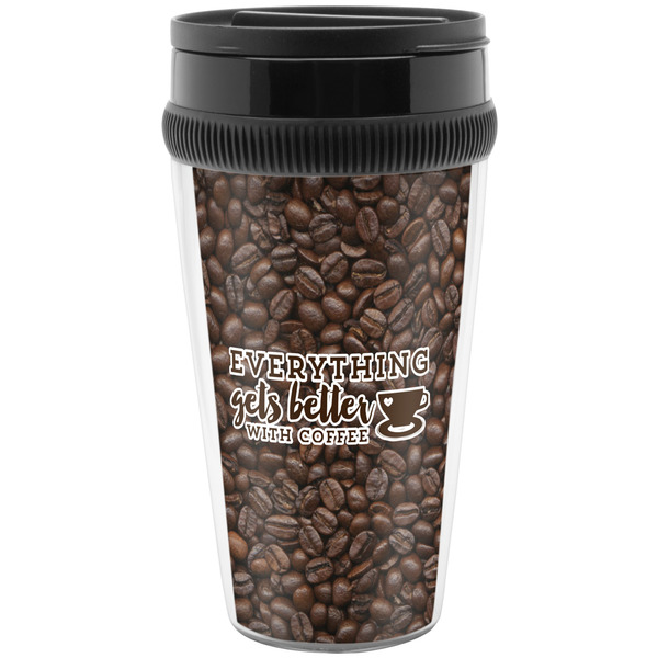 Custom Coffee Addict Acrylic Travel Mug without Handle