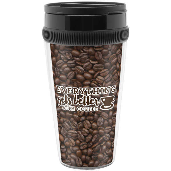 Custom Coffee Addict Acrylic Travel Mug without Handle