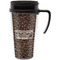 Coffee Addict 2 Travel Mug with Black Handle - Front