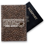 Coffee Addict Vinyl Passport Holder