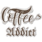 Coffee Addict Graphic Decal - XLarge (Personalized)