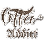 Coffee Addict Graphic Decal - Large (Personalized)
