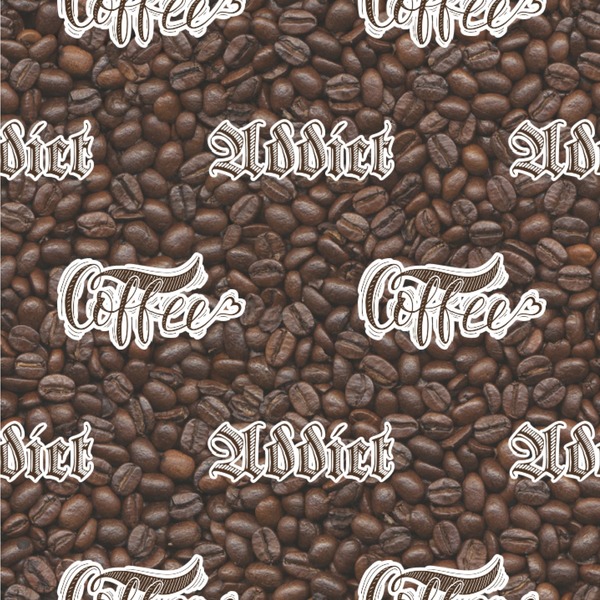 Custom Coffee Addict Wallpaper & Surface Covering (Peel & Stick 24"x 24" Sample)