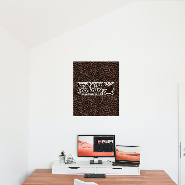 Coffee Addict 20x24 - Matte Poster - On the Wall