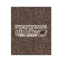 Coffee Addict Wood Print - 20x24