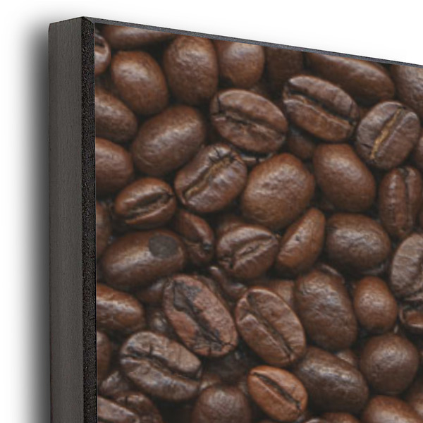 Coffee Addict 20x30 Wood Print - Closeup