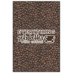 Coffee Addict Wood Print - 20x30