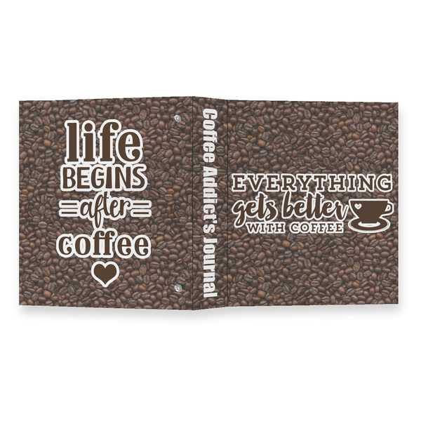 Coffee Addict 3 Ring Binders - Full Wrap - 1" - OPEN OUTSIDE