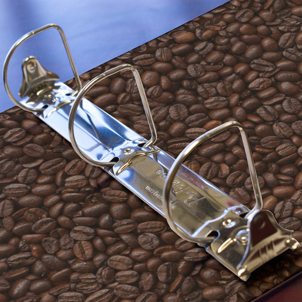 Coffee Addict 3 Ring Binders - Full Wrap - 2" - DETAIL