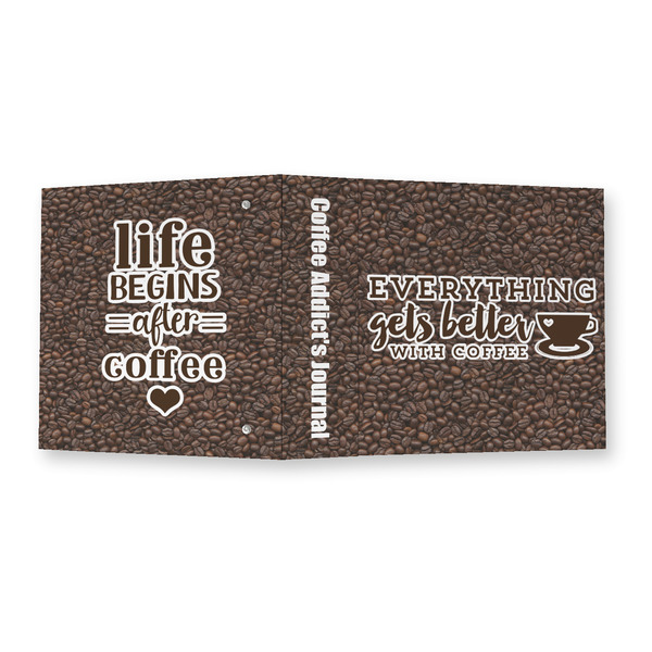 Coffee Addict 3 Ring Binders - Full Wrap - 2" - OPEN OUTSIDE
