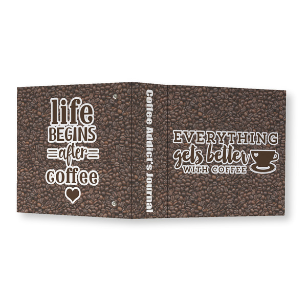 Coffee Addict 3 Ring Binders - Full Wrap - 3" - OPEN OUTSIDE