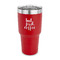 Coffee Addict 30 oz Stainless Steel Tumbler - Red - Single Sided