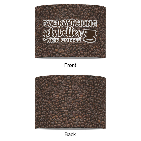 Coffee Addict 8" Drum Lampshade - APPROVAL (Fabric)