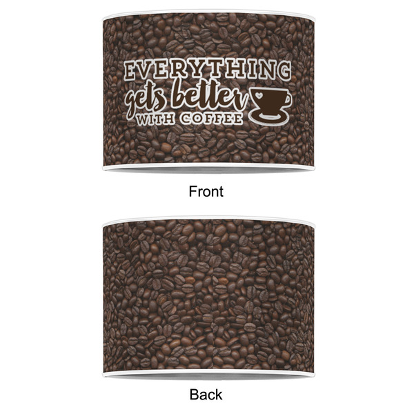 Coffee Addict 8" Drum Lampshade - APPROVAL (Poly Film)