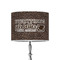 Coffee Addict 8" Drum Lampshade - ON STAND (Poly Film)