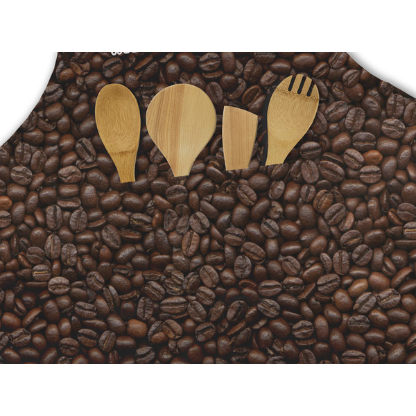 Coffee Addict Apron - Pocket Detail with Props