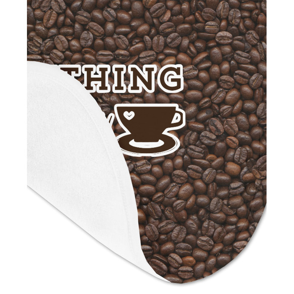 Coffee Addict Baby Bib - AFT detail